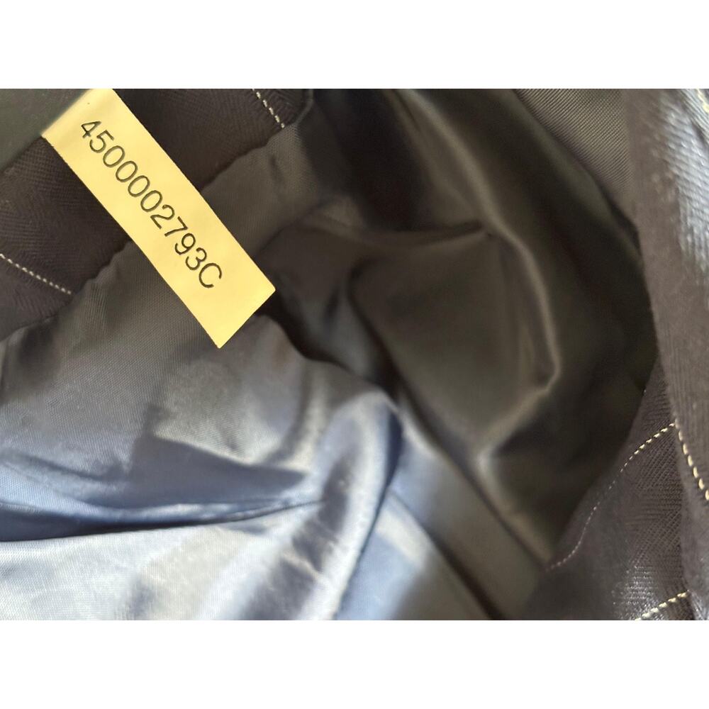 Evan Picone Blazer Womens 16 Blue Pinstripe Zip Front Stretch Career Jacket - Picture 4 of 7